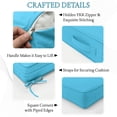thumbnail image 6 of Pakunoda 22" X 22" Outdoor Deep Seat Cushion Replacement Slipcovers, 6 Set of Waterproof Patio Furniture Cushion Covers, Outdoor Cushion Covers with Zipper for Patio Furniture, Lake Blue, 6 of 7