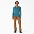 thumbnail image 4 of Dickies Women's Cooling Long Sleeve Pocket T-Shirt, Deep Sky, M, 4 of 5