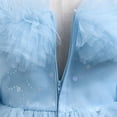 thumbnail image 4 of Avrntaa Flower Girls Princess Dress Tulle Ruffle Puffy Hem Dresses Wedding Birthday Party Gown 4-14Y, 4 of 7