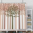 thumbnail image 2 of Baocicoo Abstract Pink Trees Shower Curtain Vintage Nature Forest Minimalism Art Style Modern Decorative Shower Curtains for Hotel Home Bathroom Polyester Waterproof Fabric with Hooks 72x72 Inches, 2 of 6