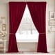 thumbnail image 2 of Cortinas de terciopelo rojo, 266 cm de largo, para teatro/sala de estar, 2 of 9