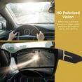 thumbnail image 3 of Zzjniupiyyds 1 Pcs Oversized Fit Over Sunglasses, UV400 Polarized Square Sun Glasses for Women Men,Lightweight Frame Black Lens, 3 of 7