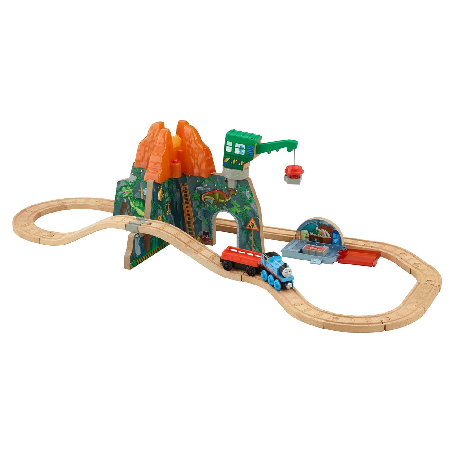 Fisher Price Thomas and Friends Wooden Tracks Volcano Park Deluxe ... Fisher Price Thomas and Friends Wooden Tracks Volcano Park Deluxe ...