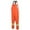 Orange, variant on Pioneer Hi Vis Waterproof Bib Pants for Men - Safety Work Overalls - Class 3 - Orange
