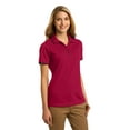 thumbnail image 4 of port authority women's flat knit collar tipped polo shirt, 4 of 6