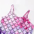 thumbnail image 6 of 2-9T Toddler Little Girls One Piece Swimsuits Mermaid Beach Swimwear Bathing Suit for Beach Wear UPF 50+, 6 of 9