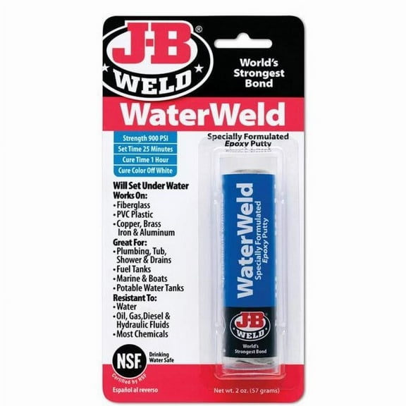 12-Pack of 2 oz J-B Weld 8277 WaterWeld Epoxy Adhesive