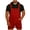 Red, variant on Men's Loose Cotton-Blend Bib Overall Shorts, Adjustable Shoulder Straps Multi-Pocket Denim Casual Summer Beach Rompers,Light Blue,XXL