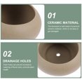 thumbnail image 4 of EeaseMX 1 maceta verde con diseño de monje pequeño, maceta para suculentas, suministros de jardinería, 4 of 7