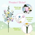 thumbnail image 6 of Easter Clearance! YZEGDCH Easter Decorations Artificial Eggs Flowers Artificial Table Decor Home Table Centerpiece Vase Arrangement Easter Gift, 6 of 8