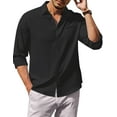thumbnail image 2 of Thrilos Men Dress Shirts Long Sleeve Button Up Shirt Casual Regular Fit Shirts with Pocket, 2 of 6