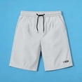 thumbnail image 7 of Mens Swim Trunks Drawstring Elastic Waist Quick Dry Short Pants Casual Stretch Beach Shorts for Swimming Surf Gray 3XL, 7 of 7