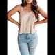 thumbnail image 2 of Camisola Sin Mangas con Lentejuelas para Mujer, Color Champán, Talla XXL, 2 of 7