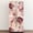 Color 2, variant on Self Adhesive Vinyl Refrigerator Wrap Set Floral Peony Peonies Flowers Leaves Subtle Vintage Romantic Door Mural Removable Fridge Sticker Peel and Stick Full Door Cover Decal Kitchen Bar Decor