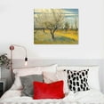 thumbnail image 4 of Nawypu Large Canvas Prints Wall Art Orchard with Blossoming Apricot Trees Artwork of Van Gogh Famous Oil Paintings Reproduction Modern Classic Giclee Flowers Landscape Pictures for Home, 4 of 4