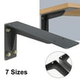 thumbnail image 2 of Heavy Duty Mantel Brackets, Large Metal Shelf, Wall Mounted Floating Triangle, 2 of 4