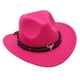 thumbnail image 4 of Sombrero de vaquero Yinane Fiesta Rosa Roja, 4 of 8