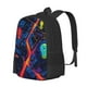 thumbnail image 1 of Easygdp Neon City Map Mochila de Gran Capacidad Minimalista Ideal para Escuela, Viajes y Uso Diario, 1 of 6