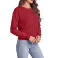 thumbnail image 2 of Sundazz Women's Long Sleeve Cardigan Sweaters Lightweight Button Up Sweaters Knit Fall Tops Fashion Clothes, 2 of 8
