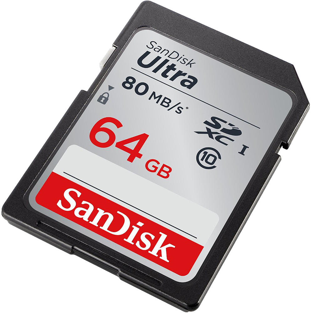 SanDisk 64GB Ultra SXHC UHS-I Memory Card - 80MB/s, C10, Full HD, SD Card - SDSDUNC-064G-GN6IN - image 3 of 5
