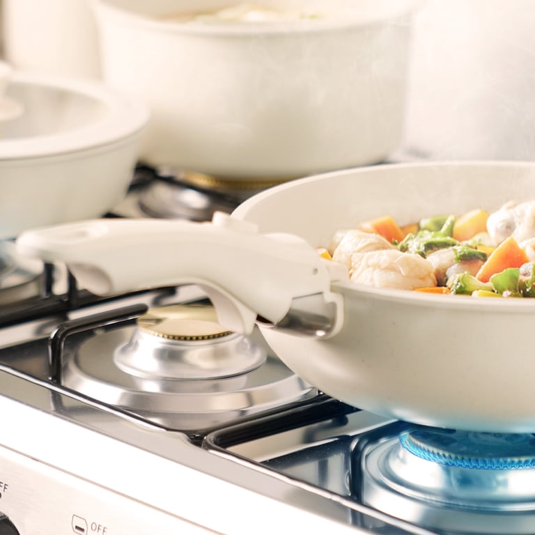Astercook, Detachable Handle for Cookware, White, Universal Fit