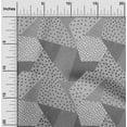thumbnail image 1 of oneOone Rayon Light Gray Fabric Triangle Geometric Sewing Craft Projects Fabric Prints By Yard 56 Inch Wide, 1 of 6