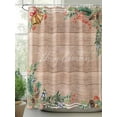 thumbnail image 2 of Fsddascl Christmas Shower Curtain Set - Extra Long 72" x 96" Washable Bathtub Curtain with 12 Hooks, Pine Cones Botanical Xmas Vintage Waterproof Fabric Stall Shower Curtains for Bathroom/Bathtub, 2 of 6