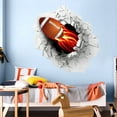 thumbnail image 3 of LAMIRO Basketball Stuff,Sports Themed Wall Decals Decorative 3D Broken Wall Basketball Wall Stickers Mural Sticker Wall Art Decor for Kids Boys Girls Bedroom Living Room Classroom College Dorm, 3 of 7