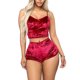 thumbnail image 1 of Women Summer Sexy Nightwear V-neck Lingerie Suspender Sleepwear Underwear Crop Tops Shorts Pajamas Set Solid Ladies Nightgown, 1 of 4