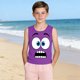 thumbnail image 4 of Niño Pequeño Niños Niños Camisola sin Mangas Suave Gradiente Impresión Moda Lindo para el Pageant Casa Boda Fiesta Casual, 4 of 7