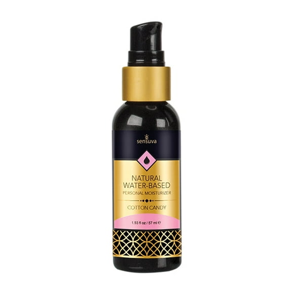 Sensuva Natural Water Based Personal Moisturizer - 1.93 Oz Cotton Candy
