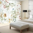 thumbnail image 2 of Floral Sheer Curtains for Living Room 84 inch Length 2 Panels Set Elegant Yellow Flower Spring Printed Window Curtain Chiffon Drapes for Bedroom, 2 of 6