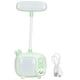 thumbnail image 1 of Luz de lectura para niños Base estilo TV Cuello de cisne de silicona Carga USB Luz LED suave Lámpara de escritorio para niños para estudiantes Estudio Trabajo Verde, 1 of 14