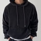 thumbnail image 2 of Kalauyu Men's Corduroy Hooded Sweatshirt Casual Long Sleeve Hoodie Pullover Sweatshirts, 2 of 8