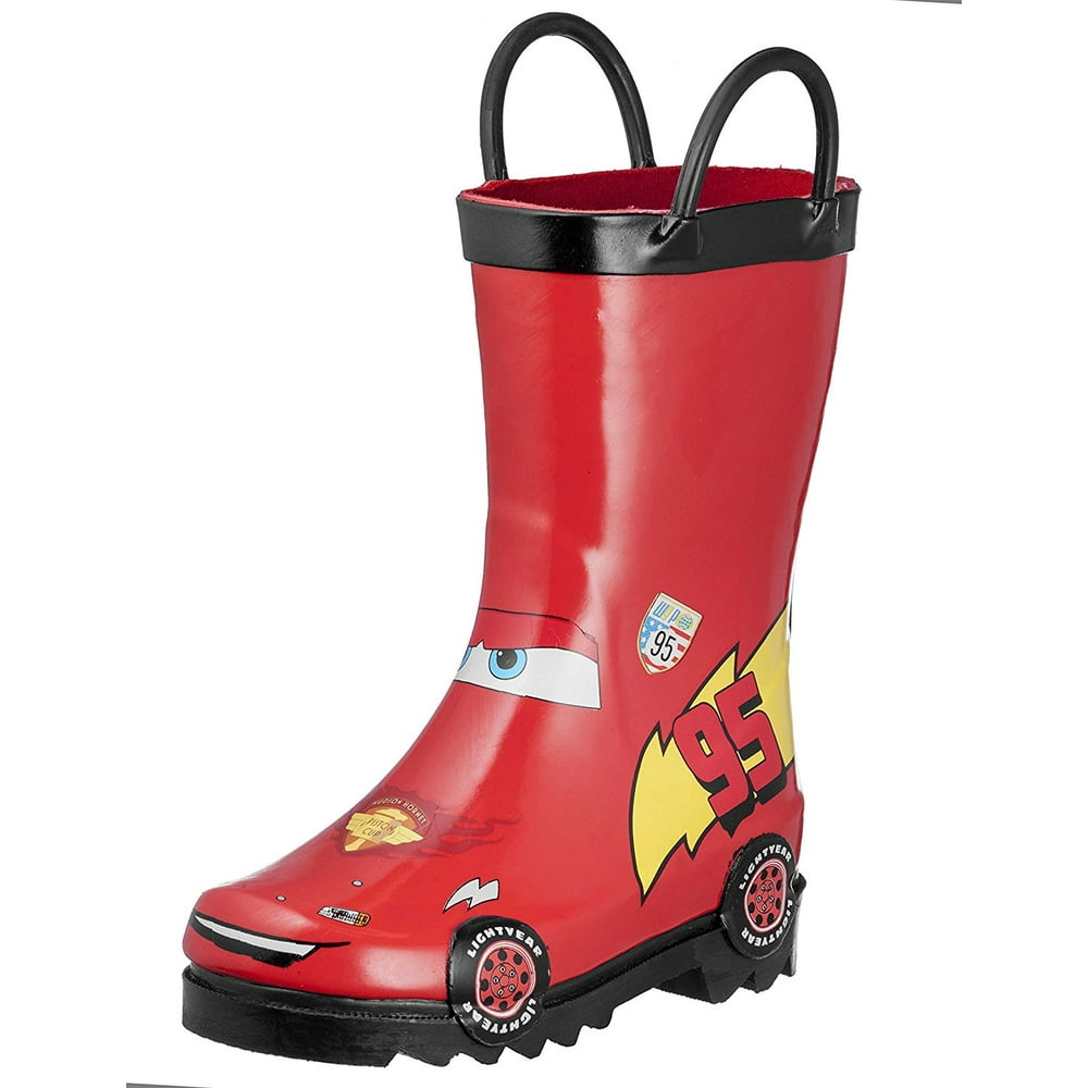 Disney Disney Cars Kid's Lightening Mcqueen Boy's Red Rubber Rain