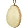 thumbnail image 6 of Northlight Fabric Pastel Easter Egg Ornament Decorations - 5.75" - Set of 6, 6 of 7