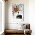 thumbnail image 2 of Elephant Stock Louder Wall Art - Vertical Canvas Wall Art - Living Room Wall Decor - Music Canvas - White And Blue Decor By Ashvin Harrison - 30" x 45", 2 of 4