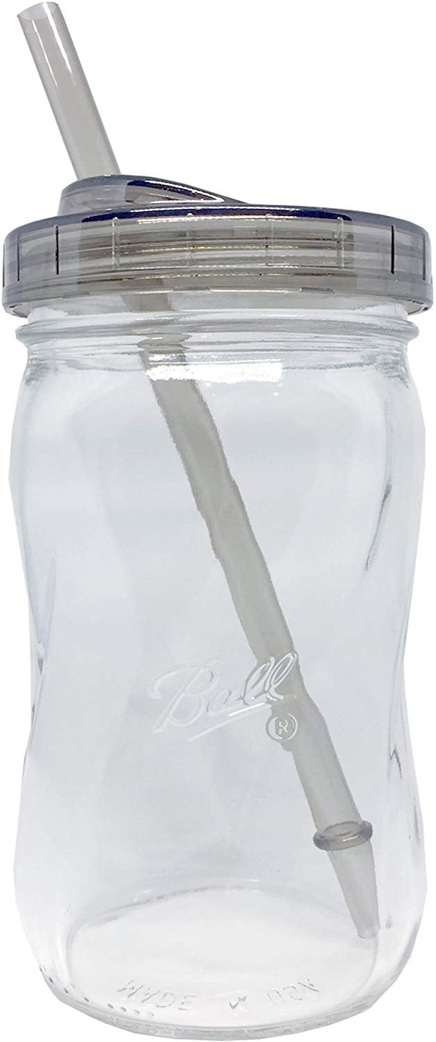  Glasseam Mason Jars with Straws Mason Jar Drinking