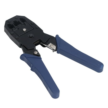 

Higoodz Networks Crimper Networks Cable Crimper 3 in 1 Telecom Crimping Tool for 8P 6P 4P Crystal Plugs Flat Wires Networks Cable Crimper