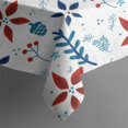 thumbnail image 5 of Floral Square Tablecloth 42x42in(107x107cm) – Waterproof Polyester Printed Table Cover, Wrinkle Resistant & Washable for Kitchen Dining Picnic Party Decor, Thanksgiving,Christmas, Spring,Flower, 5 of 6