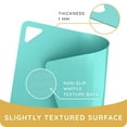 thumbnail image 4 of Extra Thick Flexible Cutting Boards for Kitchen - Cutting Mats for Cooking, Colored Cutting Mat Set with Easy-Grip Handles | Non Slip Cutting Sheets, Flexible Plastic Cutting Board Set of 3 (15"x12"), 4 of 9