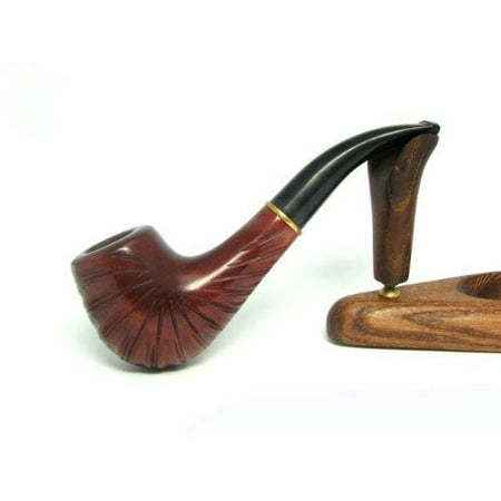 Pear Wood Hand Carved Tobacco Smoking Pipe 