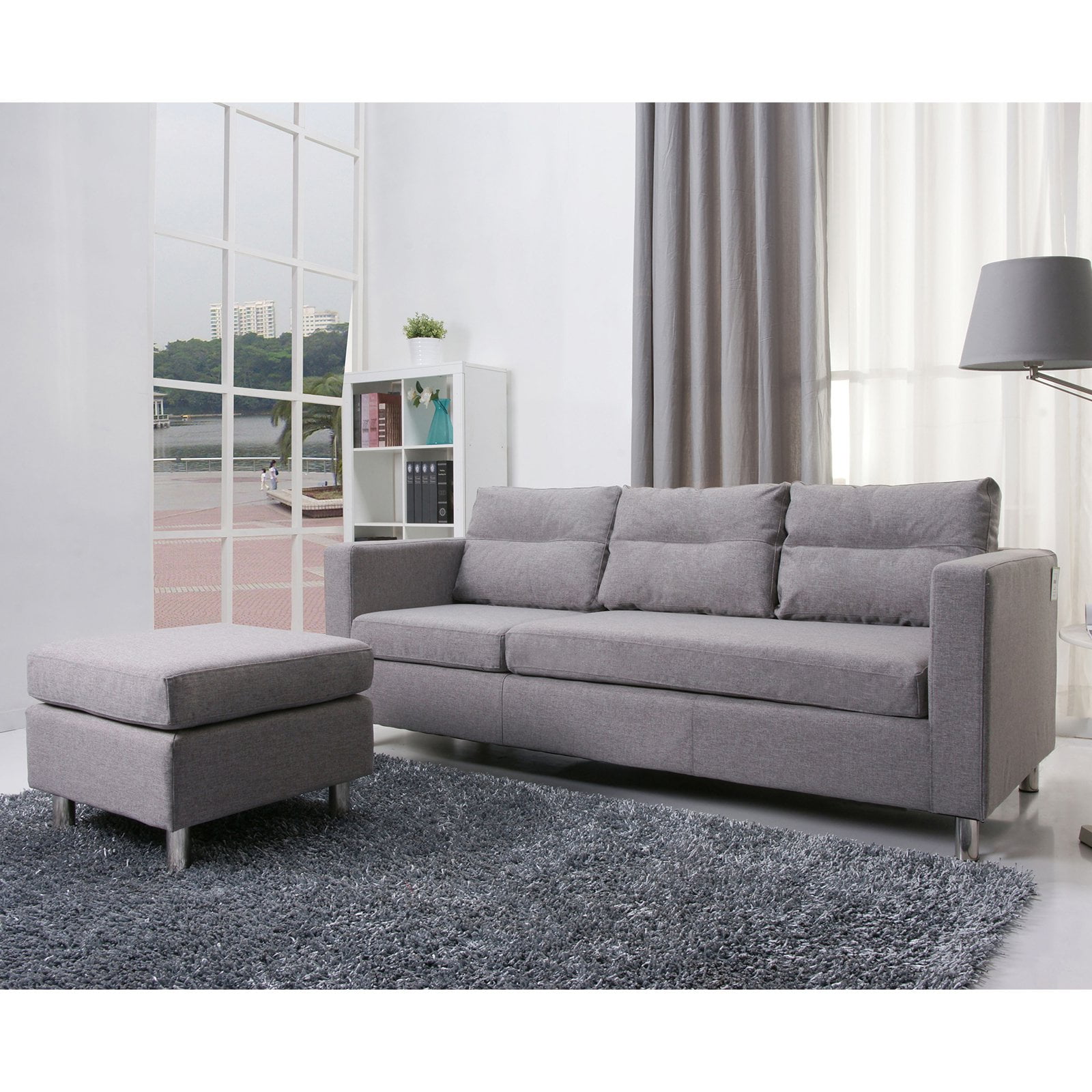 Gold Sparrow Detroit Convertible Sectional Sofa And Ottoman Set Gold Sparrow Detroit Convertible Sectional Sofa And Ottoman Set