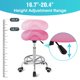 thumbnail image 5 of Taburete YEEZEE ergonómico cómodo con ruedas rosa, 5 of 9