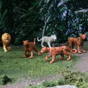 Safari Ltd. Big Cats TOOB - 9 Mini Figurines Including Lion, Tiger, White Tiger, Jaguar, Black Jaguar, Mountain Lion, Cheetah, Leopard, and Ocelot - Educational Toy For Boys, Girls & Kids Ages 3+