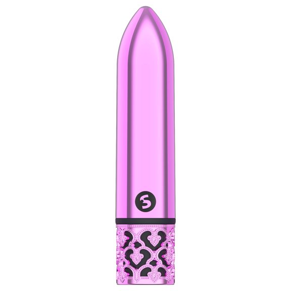 Shots Royal Gems Glamour Rechargeable ABS Bullet Vibrator Pink ...