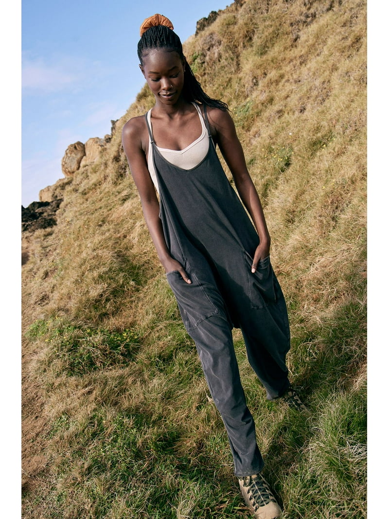 FP Movement by Free People Women's Hot Shot Onesie (Washed Black
