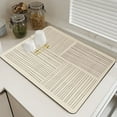thumbnail image 1 of Super Absorbent Dish Drying Mat Heat Kitchen Countertop Bar Table Non Drain Coffee Maker Placemat, 1 of 3