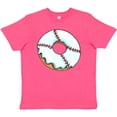 thumbnail image 3 of Inktastic Baseball Donut Youth T-Shirt, 3 of 5
