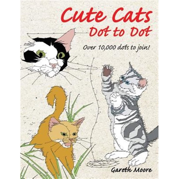Pre-Owned Cute Cats Dot to Dot